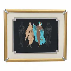 Erté, Les Girls, Serigraph on paper