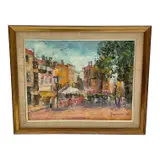 Untitled by Jovanovic, Oil on canvas Style: Post-Impressionism / Expressionist Streetscape Signature/Inscriptions: Signed and dated "Jovanovic , offered Jun 2026