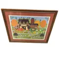 "Harvest Time" by Cate Mandigo, Offset Lithograph (print) Signature: Signed by the artist (location should be verified on the actual piece, typically lo, offered Aug 2026