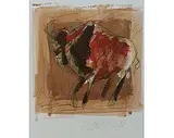 Untitled by Morrison Tite: Bison, Mixed Media On Paper, offered Aug 2026