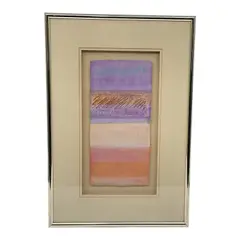 A. Stasy, Untitled, Mixed media on textile Type: Original painting