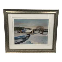 Bill Nelson, Untitled, lithograph framed 425/495 double signed