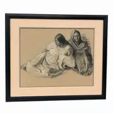 Untitled by "Dos Mujeres" by Francisco Zúñiga, 1974, Lithograph, offered Jul 2026