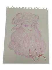 Michael Jackson, Leonardo DaVinci, Mixed media
