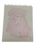 Michael Jackson, Leonardo DaVinci, Mixed media
