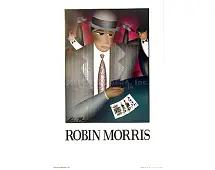 Robin Morris, Poker Face, 1991Size: 24 x 17.75 inches Additional Details: Signed. Artwork is in excellent condition. Certificate of authenticity included., Poster