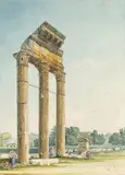 Carlo Labruzzo, Tempio dei Dioscuri al Foro romano...