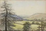 Filippo Anivitti, Paesaggio montano estivo...