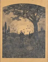 Giovanni Guerrini, Laudato sii mi Signore, Inizio Novecento..., Buone condizioni Cornice