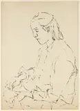 Arnoldo Ciarrocchi, Donna che cuce...