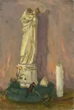 Angelo Savelli, Natura morta con statuina, 1938...
