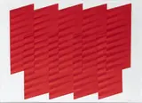 Agostino Bonalumi, Rosso, 2005...