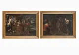 Pietro Dandini, Coppia di scene dall'antico testamento...