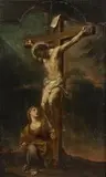 Francesco Trevisani, Cristo crocifisso con la Maddalena...