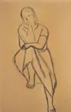 Virgilio Guidi, Figura seduta, 1936...