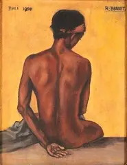 Rudolf Bonnet, Uomo balinese visto da tergo, 1950...