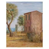 Francesco De Rocchi, Saronno 1902 - Milano 1978 / Paese, 1936, oil on panel