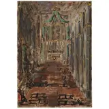 Ferrara 1896 - Milano 1956 / Interno di chiesa, 1930 by Filippo de Pisis, oil on canvas, offered Jun 2018