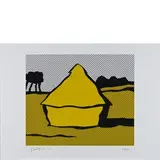 Roy Lichtenstein, New York 1923 - 1997 / Haystack, 1969, screenprint a colori on paper