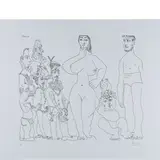 Malaga 1881 - Mougins 1973 / Senza titolo, 1968 by Pablo Picasso, etching on paper, offered Jun 2018