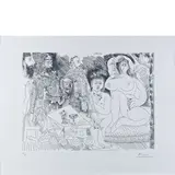 Malaga 1881 - Mougins 1973 / Senza titolo, 1968 by Pablo Picasso, etching on paper, offered Jun 2018