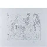 Malaga 1881 - Mougins 1973 / Senza titolo, 1968 by Pablo Picasso, etching on paper, offered Jun 2018