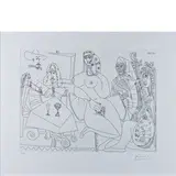 Malaga 1881 - Mougins 1973 / Senza titolo, 1968 by Pablo Picasso, etching on paper, offered Jun 2018