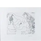 Malaga 1881 - Mougins 1973 / Senza titolo, 1968 by Pablo Picasso, etching on paper, offered Jun 2018