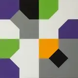 Bruno Munari, Milano 1907 - 1998 / Colori nella Curva di Peano, 1995