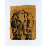 Franz Borghese, Roma 1941 - 2005 / Senza titolo, mixed media on paper