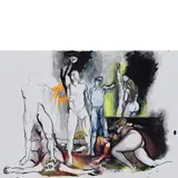 Bagheria 1911 - Roma 1987 / Tirannicidi, 1972 by Renato Guttuso, pencil, offered Jun 2018