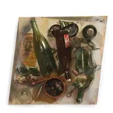 Daniel Spoerri, Galati 1930 / L'Ivrogue vu, 1969