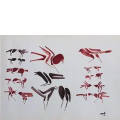 Chebaa 1938 / Senza titolo, 1969 by Hussein Madi, mixed media on paper, offered Jun 2018
