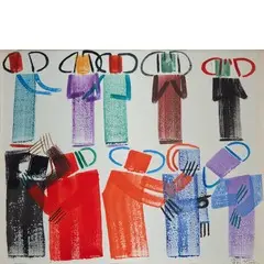 Chebaa 1938 / Senza titolo, 1971 by Hussein Madi, oil on canvas, offered Jun 2018