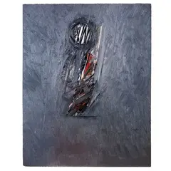Piero Ruggeri, Torino 1930 / Figura, 1974, oil on masonite