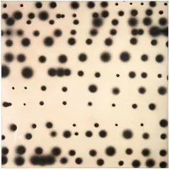 Bruno Di Bello, Torre del Greco 1938 / Punti di luce, 1976, Tela emulsionata