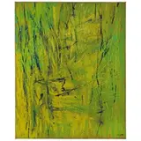 Antonio Corpora, Tunisi 1909 - Roma 2004 / Il campo di grano, 1977, oil on canvas
