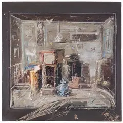 Milano 1935 / Interno by Giancarlo Ossola, oil on canvas, offered Jun 2018