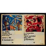 Ugo Nespolo, Mosso Santa Maria 1941 / Art at auction 46-47, acrylic on legno