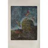 Sebastian Matta, Santiago del Cile 1911 - Civitavecchia (Roma) 2002 / Composition, etchinga colori
