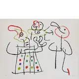 Barcellona 1893 - Palma de Mallorca 1983 / Ubu aux baleares, 1971 by Joan Miró, lithograph a colori on paper, offered Jun 2018