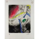 Vitebsk 1887 - Saint Paul de Vence 1985 / Senza titolo by Marc Chagall, lithograph a colori on paper cm 43, offered Jun 2018