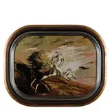 Aligi Sassu, Milano 1912 - Palma di Maiorca 2000 / Il mare è rosa, Incisione su lastra d'argento