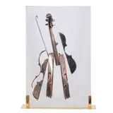 Nizza 1928 - New York 2005 / Violino Europa, 2004 by Arman, Violino in bronzo dorato sezionato entro teca in resina, offered Jun 2018