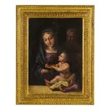 Sacra Famiglia by Ventura Salimbeni, oil on canvas, offered Nov 2018