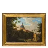 Veduta della Basilica di San Pietro by Giovanni Giacomo Van Lint, oil on canvas, offered Nov 2018