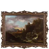 Gaspard Dughet, Paesaggio con le cascatelle di Tivoli