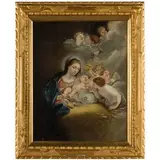 Carlo Maratti, Madonna con il Bambino e angeli, oil on canvas