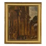 Capriccio architettonico by Pier Francesco Garoli, oil on canvas, offered Nov 2018