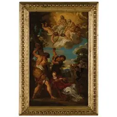 Martirio di Santo Stefano by Filippo Lauri, oil on canvas, offered Nov 2018
